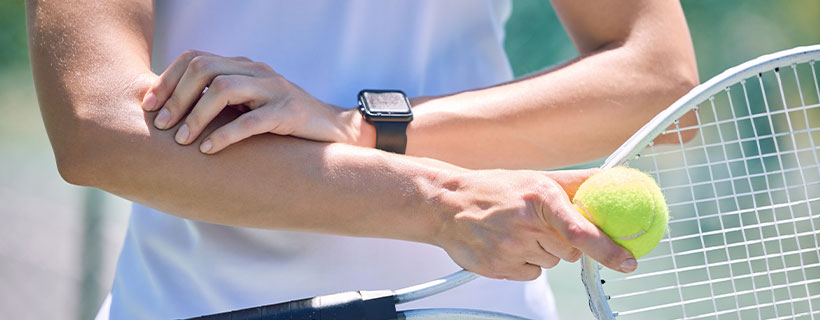 patient needing tennis elbow in need of shockwave therapy in Sacramento